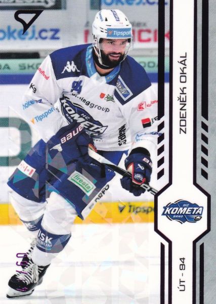 paralel karta ZDENĚK OKÁL 24-25 SZ ELH Ser. 2 Purple Iceberg /60